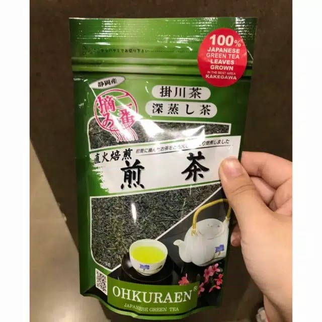 OHKURAEN SUMMER HARVEST SENCHA TEH HIJAU BUBUK 100G ORIGINAL JAPANESE