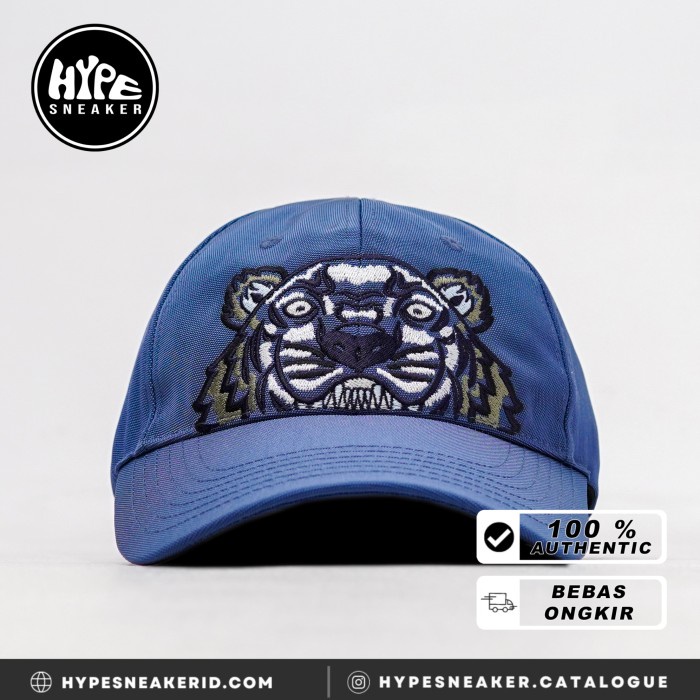 Topi KENZO TIGER BLUE NAVY CAP 100% ORIGINAL