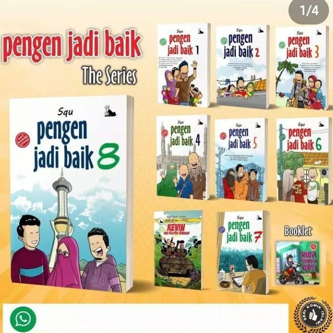 

NEW PJB #8 Pengen Jadi Baik SQU Seri Komik Islami Original Best Seller
