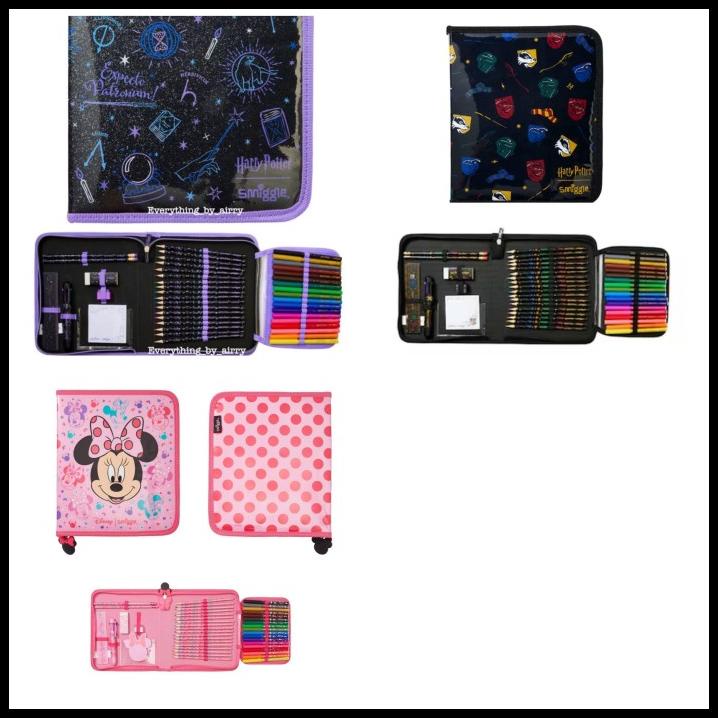 

TERMURAH SMIGGLE ZIP STATIONERY SET HARRY BLACK BOY-GIRL, MINNIE/KADO !