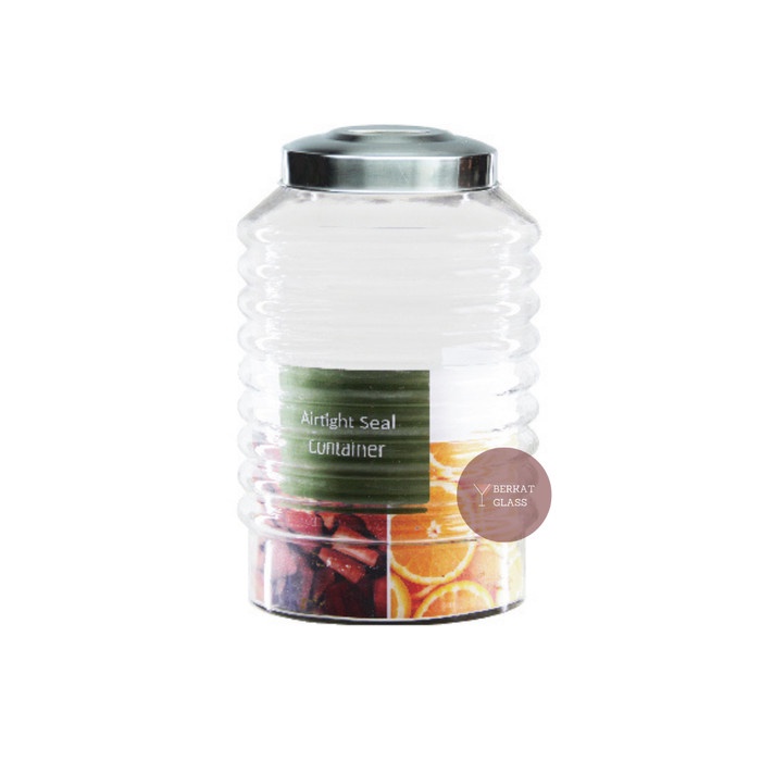 

Kerupuk - Tempat / Toples Kaca / Snack / Kerupuk / Kamma 1 + Seal