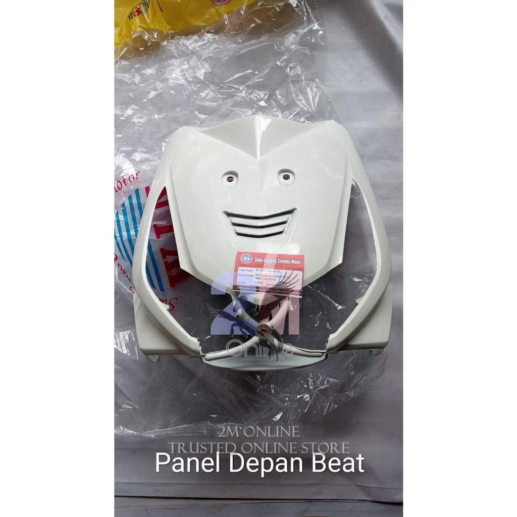 Panel Depan Beat Putih Merk Win 64301-Kvy-960