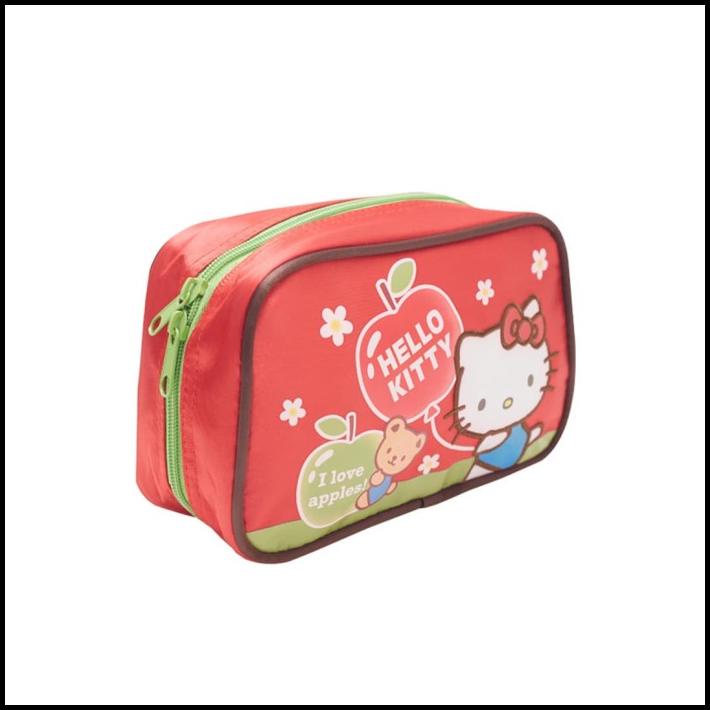 

TERMURAH PENCIL CASE HELLO KITTY I LOVE APPLE RED !!!!!!