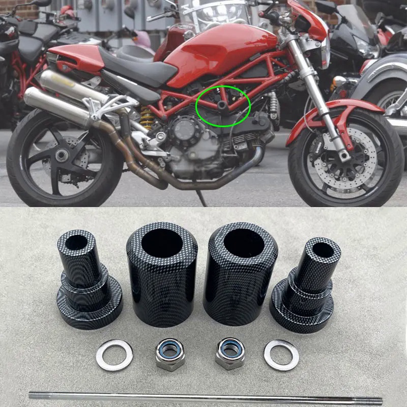 ❤For Ducati Monster S2 S4 S4R 400 600 750 800 900 1000 2001-2007 2008 Motorcycle Accessories Carbon 