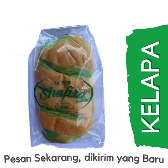 

Roti Shafira Bakery isi Kelapa