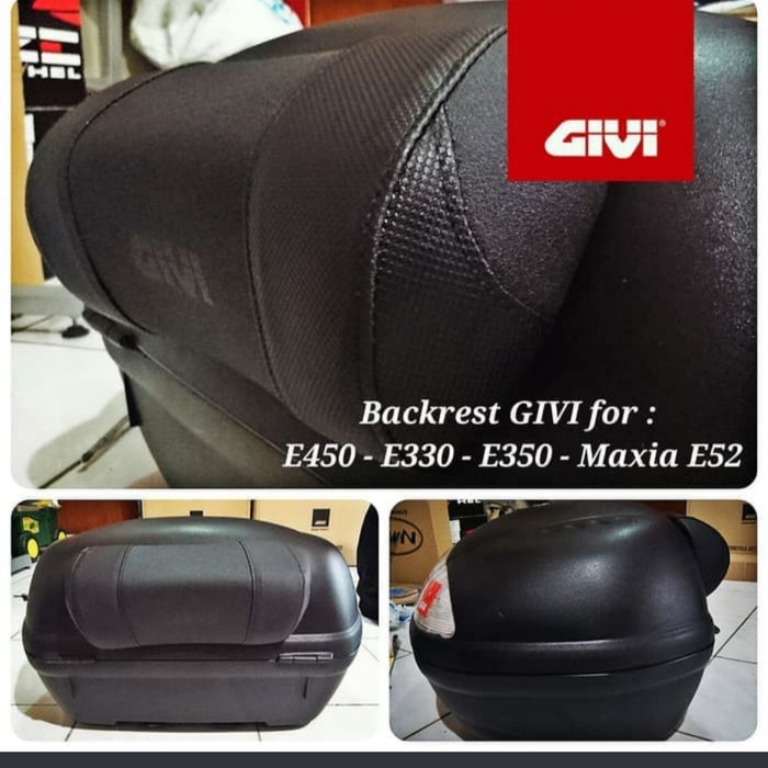 ✨COD Backrest Sandaran Box Givi E95M Untuk Givi E33 E34 E35 E45 E52 Maxia Bisa Sameday