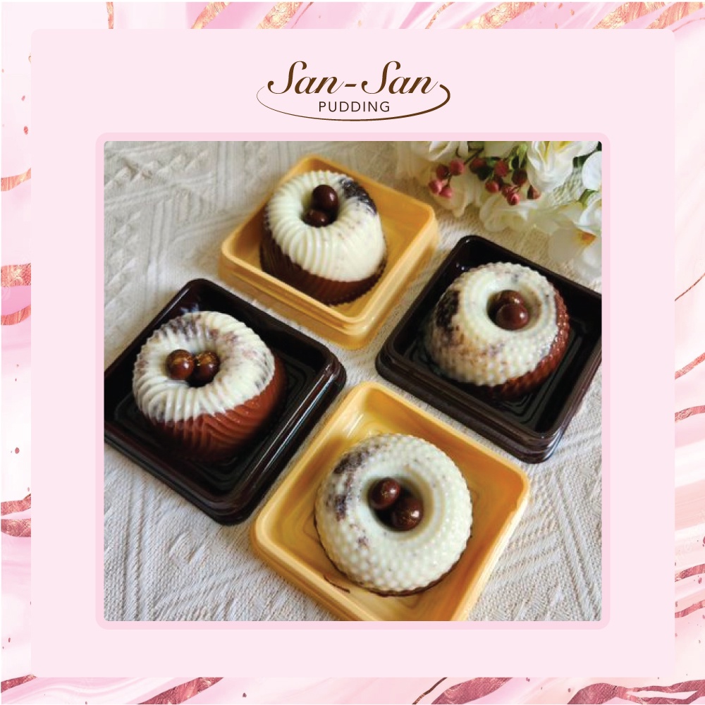 

[Sansan Pudding] CHOCO OREO PUDDING MINI (1 pcs ukuran 7 cm x 4 cm) (100 ml) - Puding Hampers