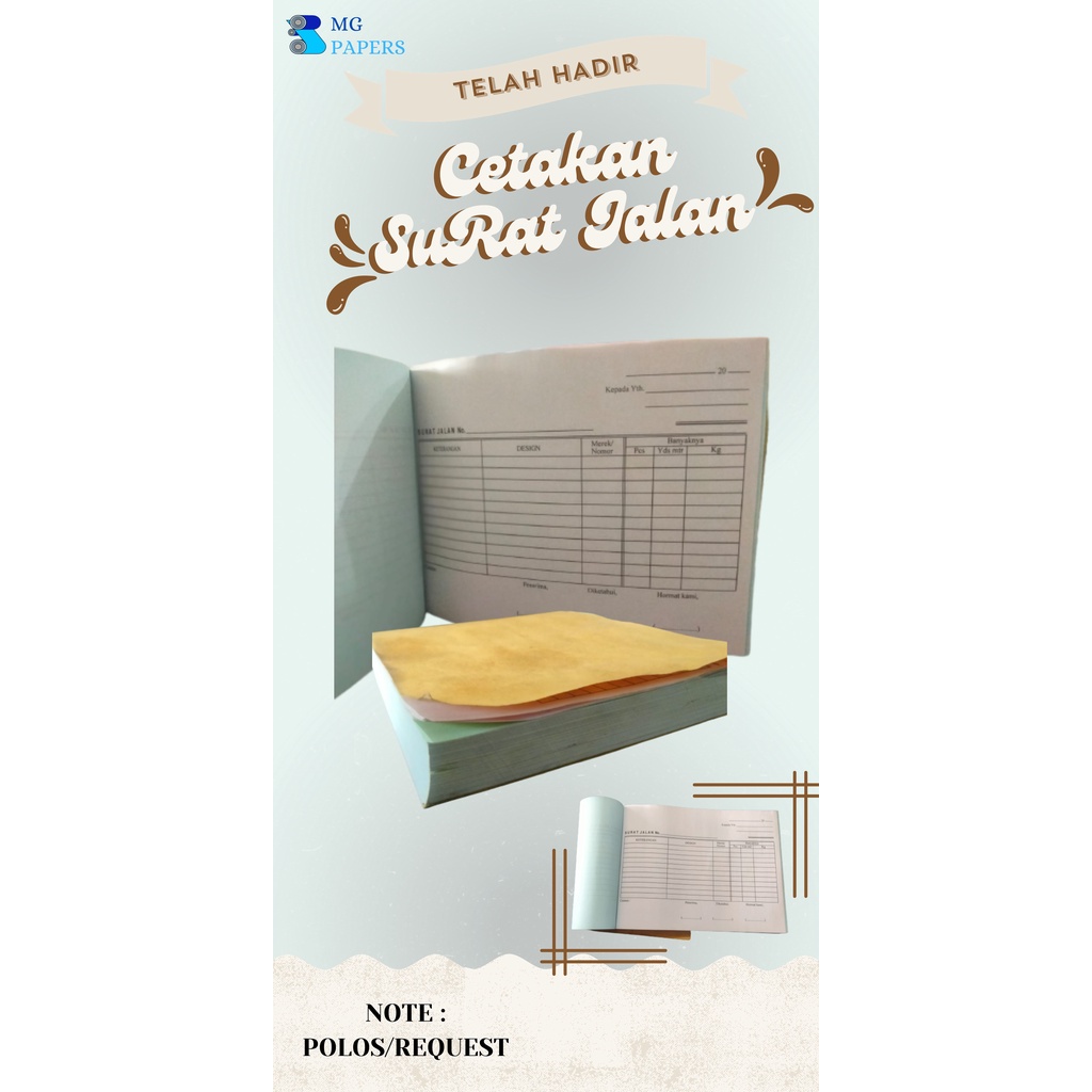 

Nota/Surat Jalan Folio