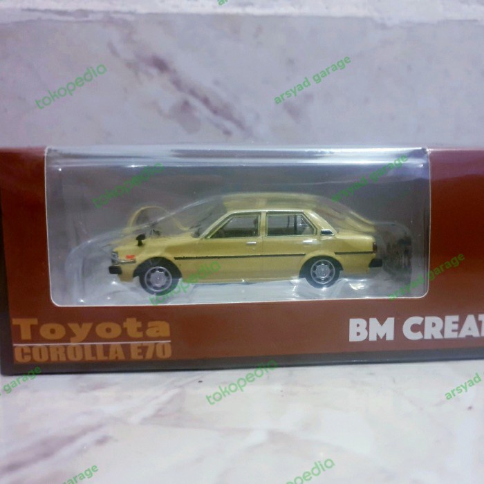 ✅COD Diecast Bm Creations Toyota Corolla E70 Segel Diskon