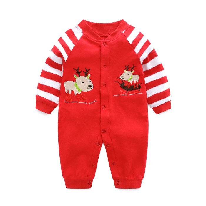 Newborn baby jumper baby romper christmas baju natal bayi newborn