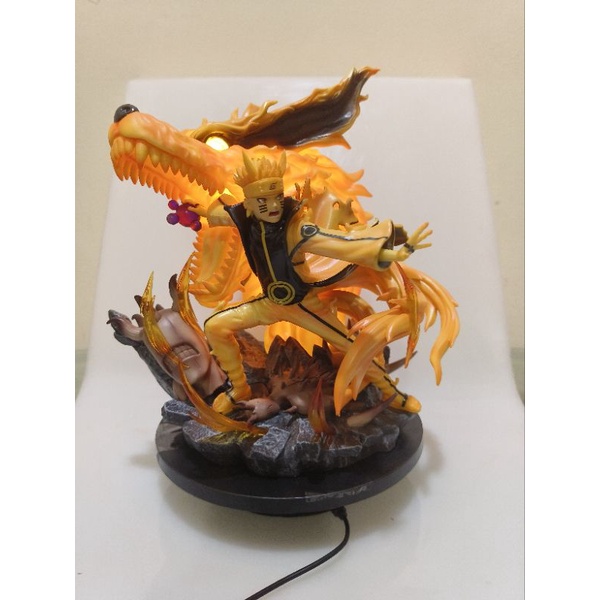 (naruto) (no box) action figure anime statue kurama naruto