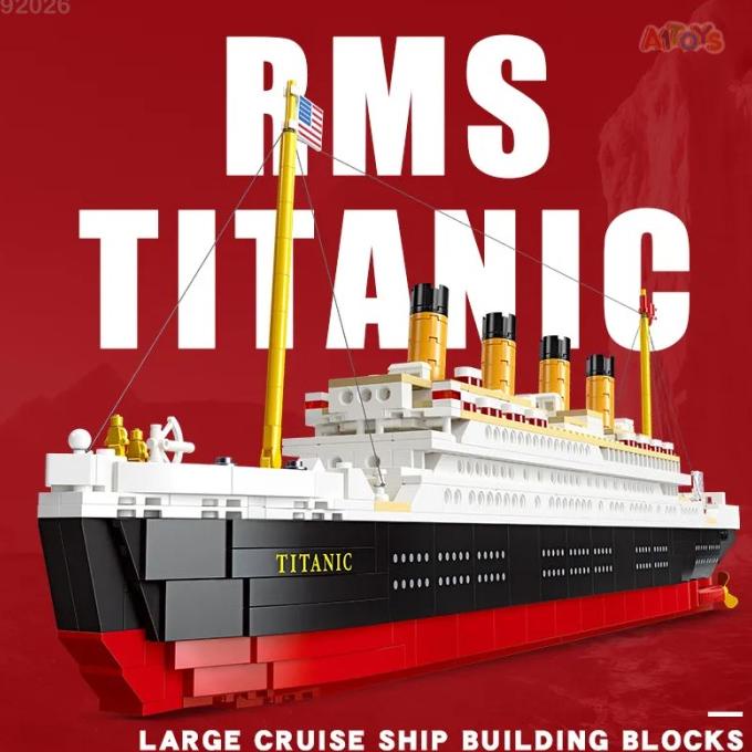 Sale Now Miniatur Kapal Rms Titanic Bricks Kapal Mainan Blocks Titanic Kapal Berkualitas