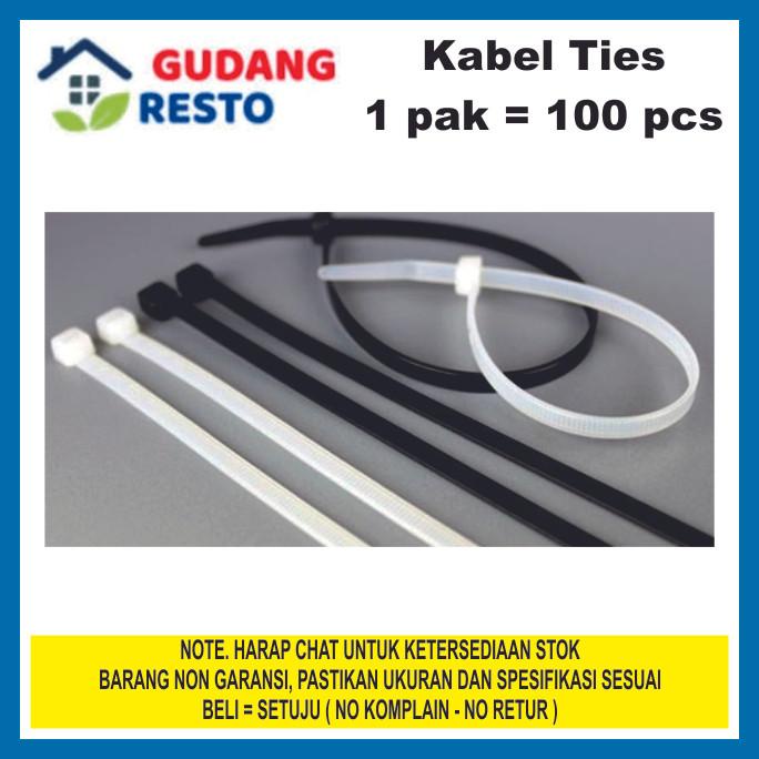 

langsung order saja] Kabel Ties / Cable Tis 10cm / 15cm / 20cm / 25cm / 30cm tali pengikat