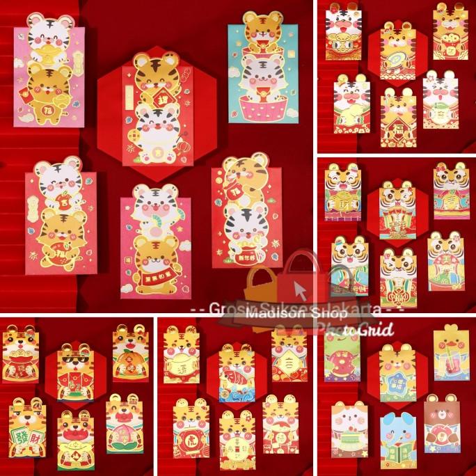 

HARIS PRODUK !!! Angpao MACAN 2022 PENDEK KUPING Ampao Sincia Angpau Merah Murah Grosir - TERBARU