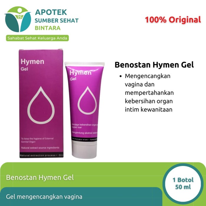 BENOSTAN HYMEN GEL MENGENCANGKAN KEWANITAAN 50 ML