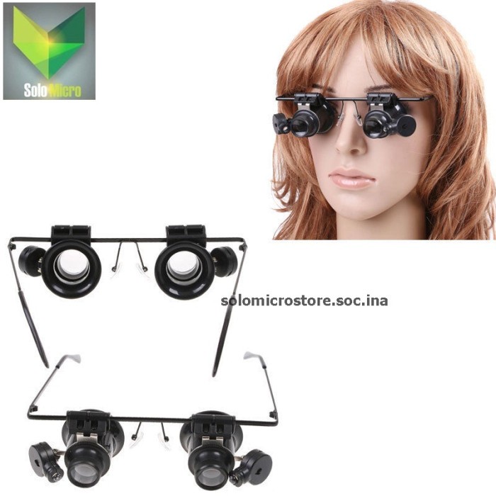 

Gorelax Kacamata Pembesar Reparasi Jam Perhiasan 20x Magnifier