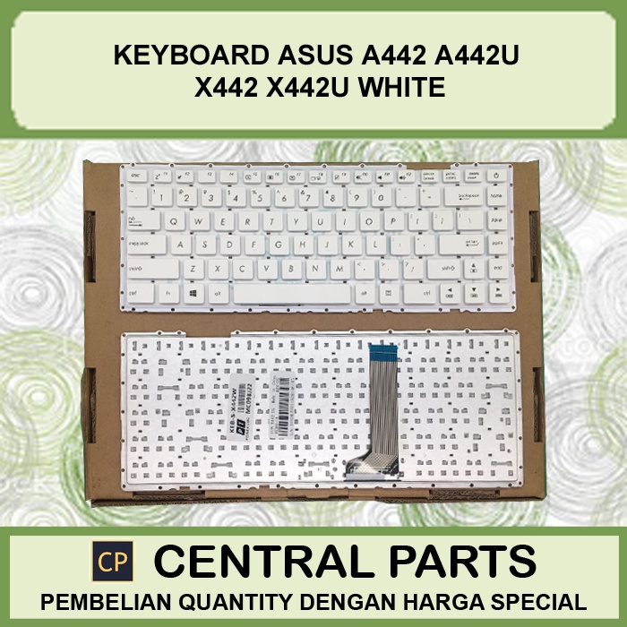 Keyboard Laptop Asus A442 A442U X442 X442U White