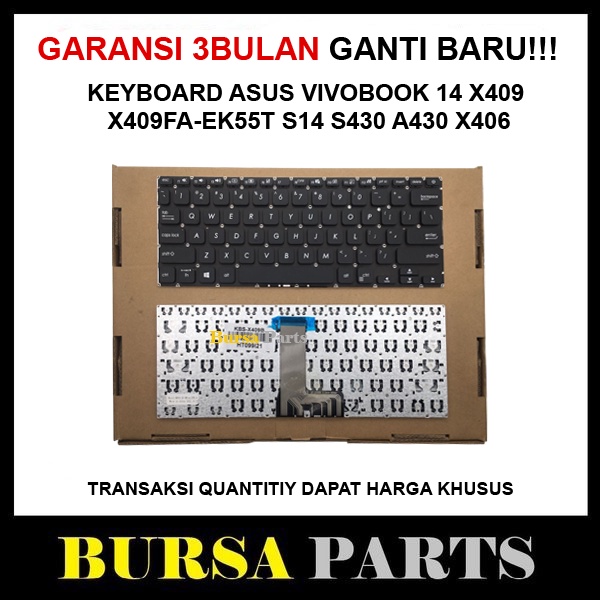 Keyboard Laptop Asus Vivobook 14 X409 x409fa-ek55t S14 S430 A430 X406