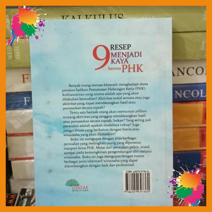 

original buku 9 resep menjadi kaya karena phk [fany]