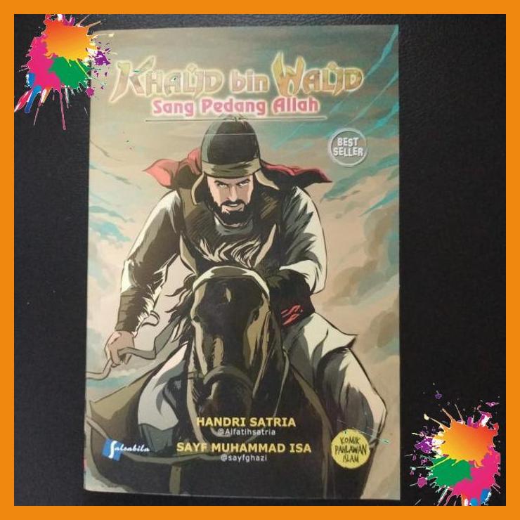 

original buku komik khalid bin walid sang pedang allah bets seller [fany]