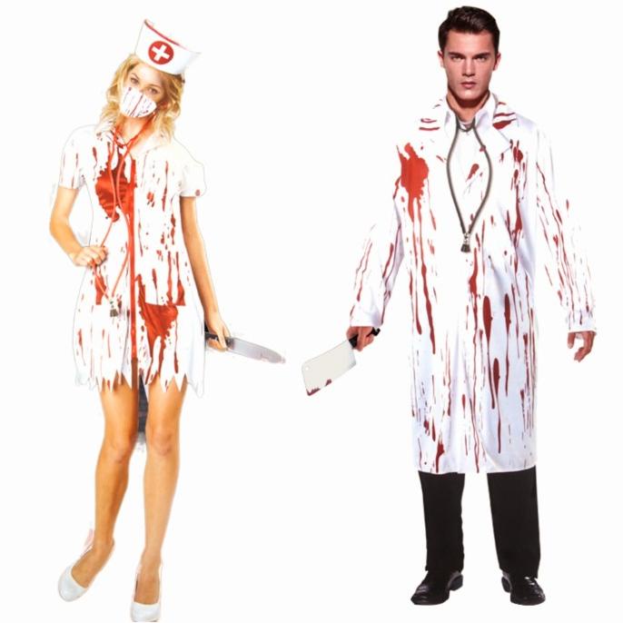 

New Kostum Halloween Dokter Cosplay Suster Party Costume Haloween Murah Pengiriman Cepat