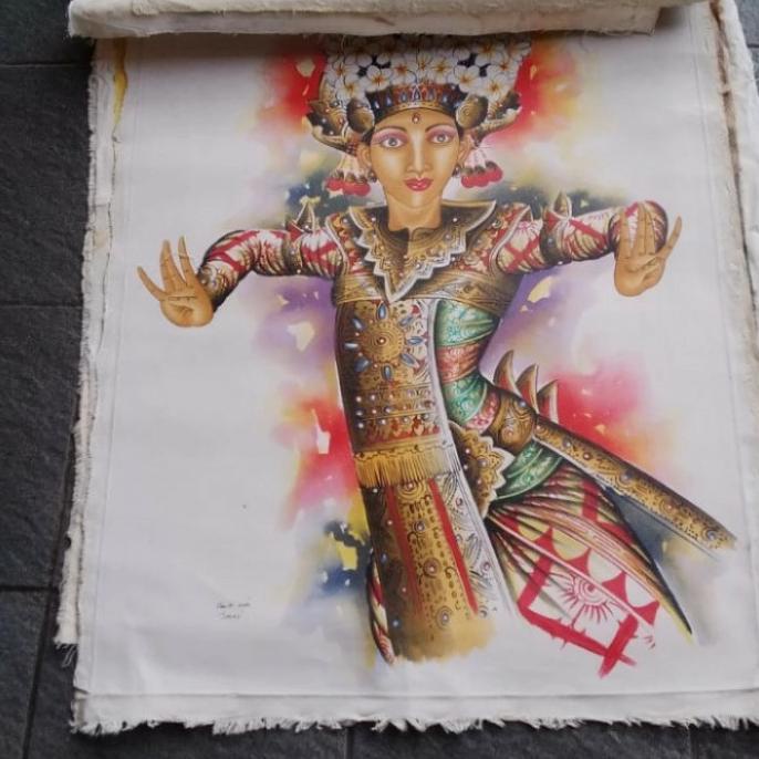 {{{{{{] lukisan kanvas penari bali 3