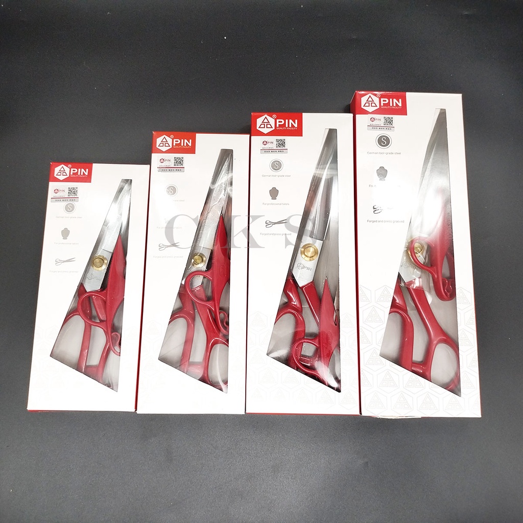 

Gunting Bahan / Gunting Potong Bahan Kain / Gunting Pin Tailor Merah