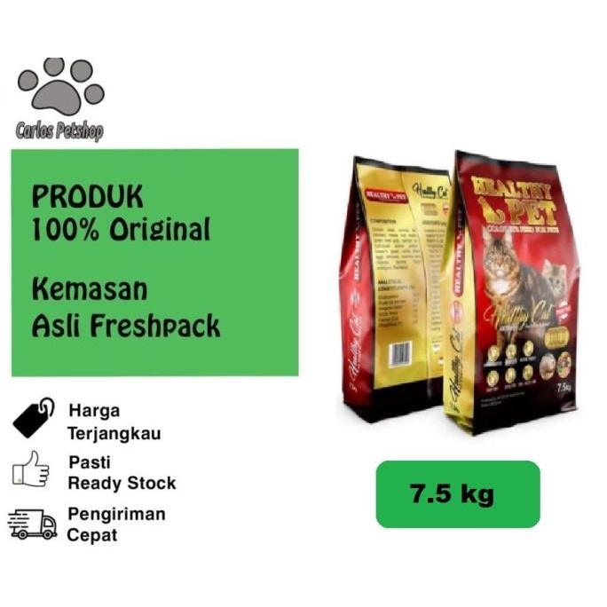 Healthy Pet Cat Food 7.5 Kg For All Life Stages 7.5 Kg Freshpack  Mixmatchstyle