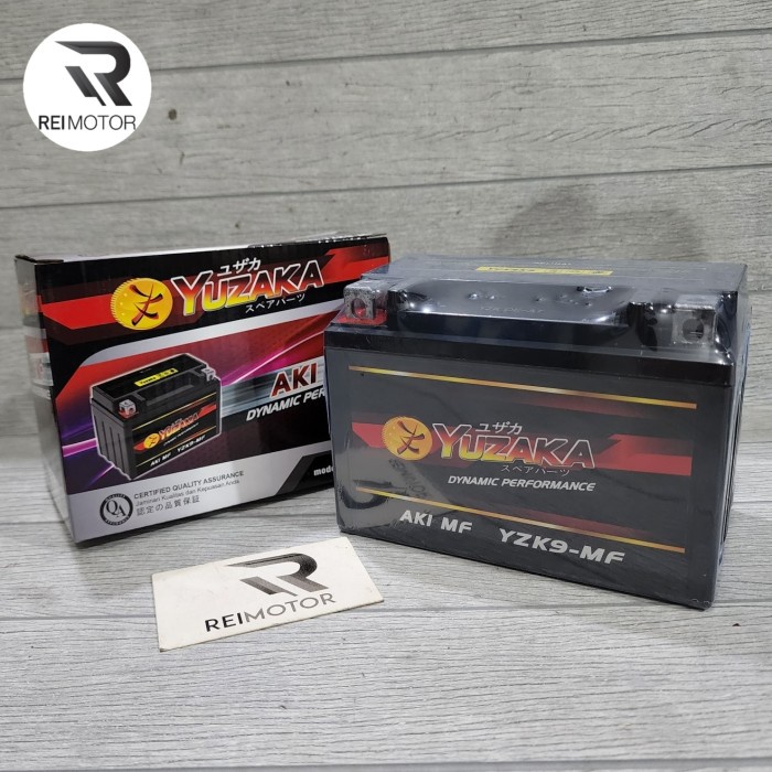 ✨New Aki Alkaline Ninja 250 Fi Atx9-Bs / Ytx9-Bs 12V 9A 9 Ampere Terbatas