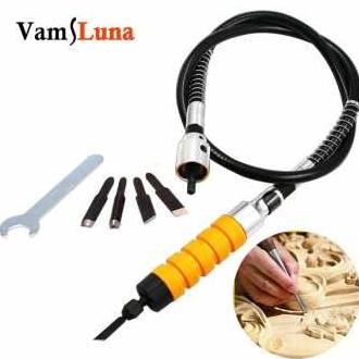

VamsLuna Alat Ukir Kayu Electric Chisel Wood Carving Tool Set - RI0240