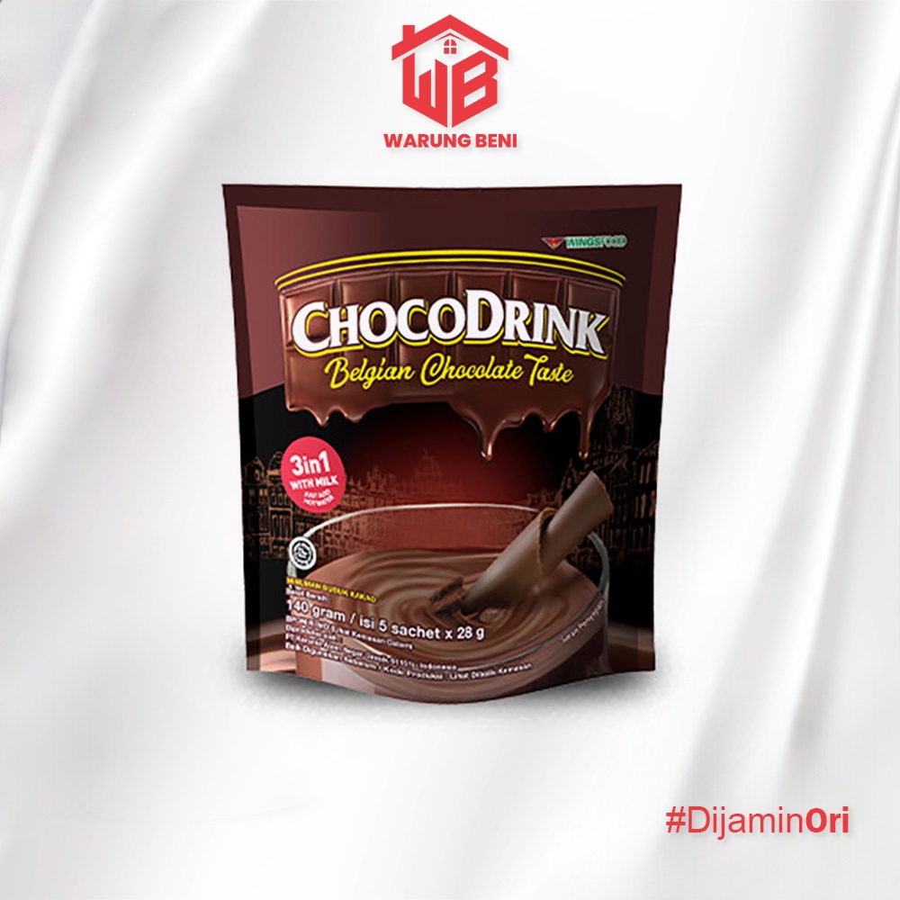 

Chocodrink Minuman Cokelat 28 gr x 5 sachet