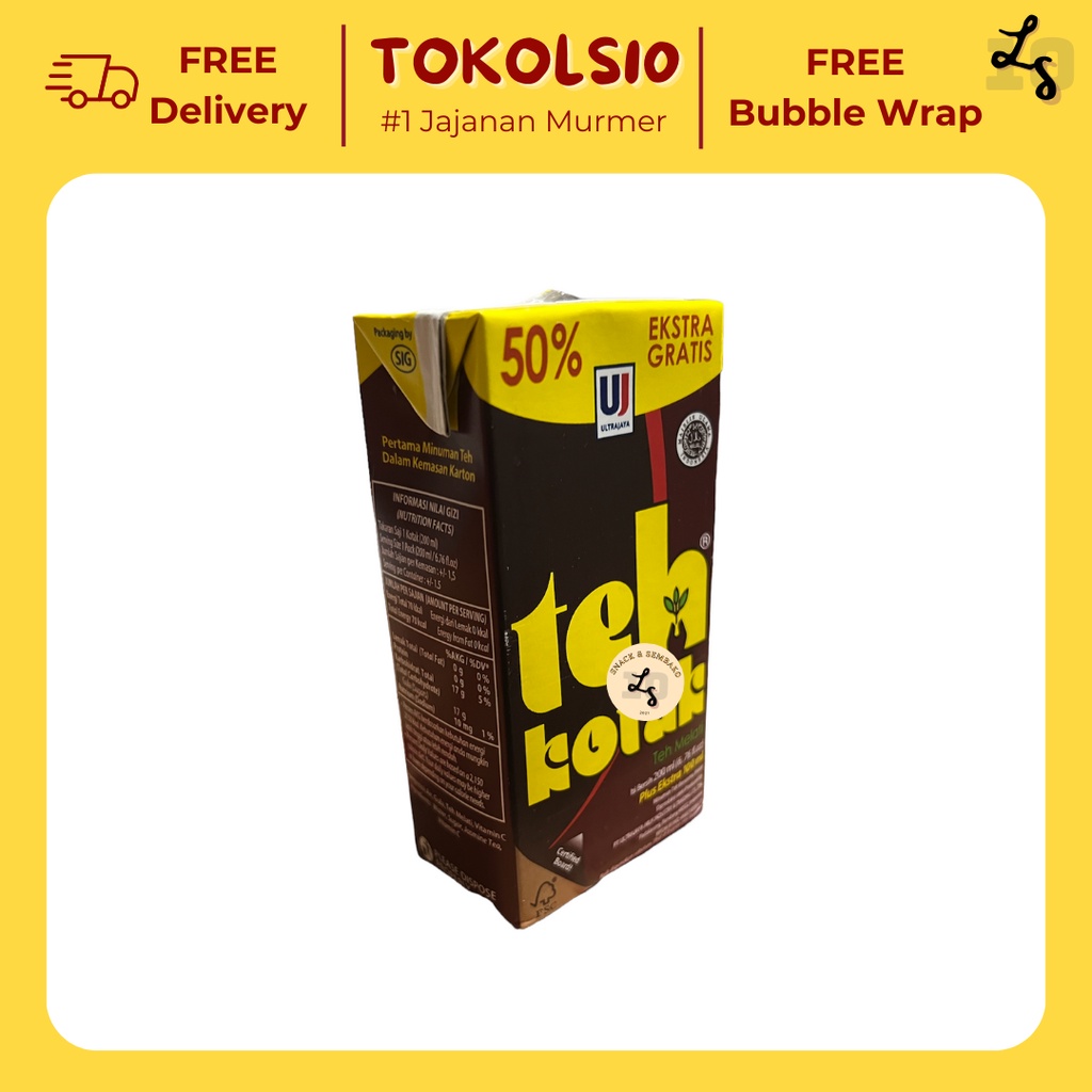 

Teh Kotak Rasa Melati Jasmine Tea /Less Sugar @300ml