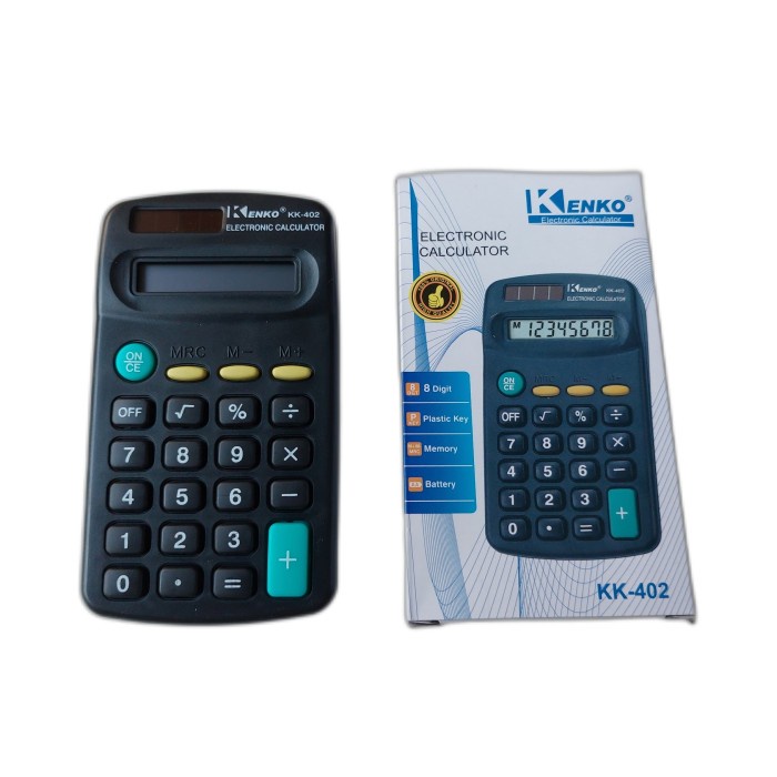 

Kalkulator Saku KK 402 Baterai AA