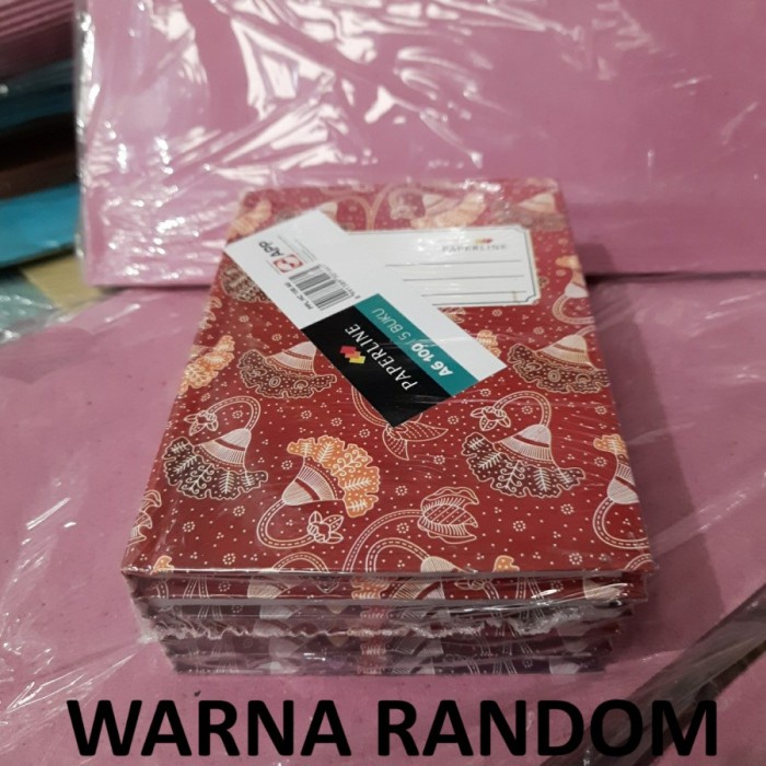 

Hard Cover Paperline A6 100 Lembar Isi 5 Buku