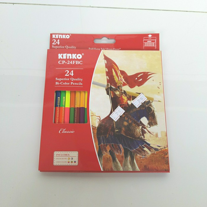 

Pensil Warna Kenko CP 24FBC 48 Warna 24 Batang