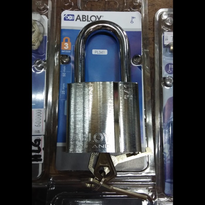 Latin- Gembok Abloy Made In Finland Pl 341 /50