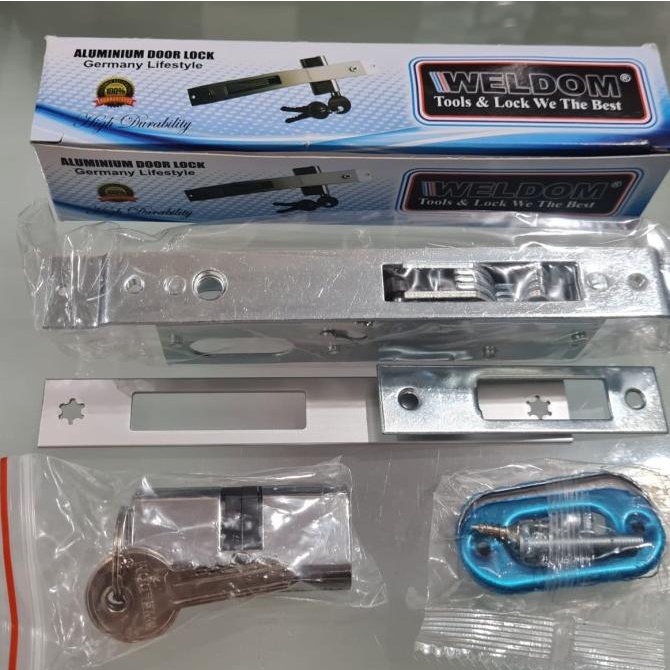 +%+%+%] Kunci Pintu Sliding Aluminium Weldom