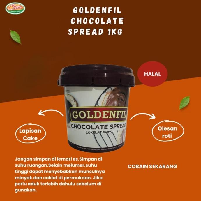 

(:(:(:(] Goldenfil chocolate Spread 1 kg