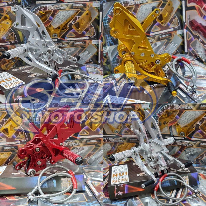 ✨Original Footstep Nui Underbone Zeta All Vixion R15 Old R15 V2 Original Berkualitas