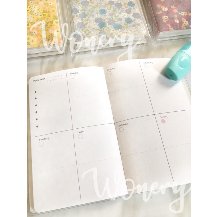 

Promo Buku Planner (Weekly, Monthly, Notes, Bookmark) Complete Package Terbaru