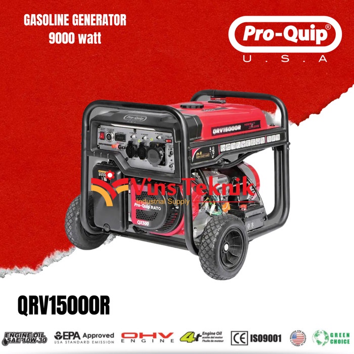 Mesin genset generator set 9.000 WATT Proquip QRV15000R QRV15000