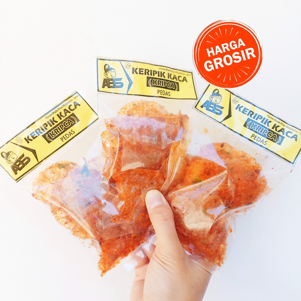 

FREE ONGKIR KERIPIK KACA KRIPCA KRIPIK BELING PEDAS DAUN JERUK FREE ONGKIR