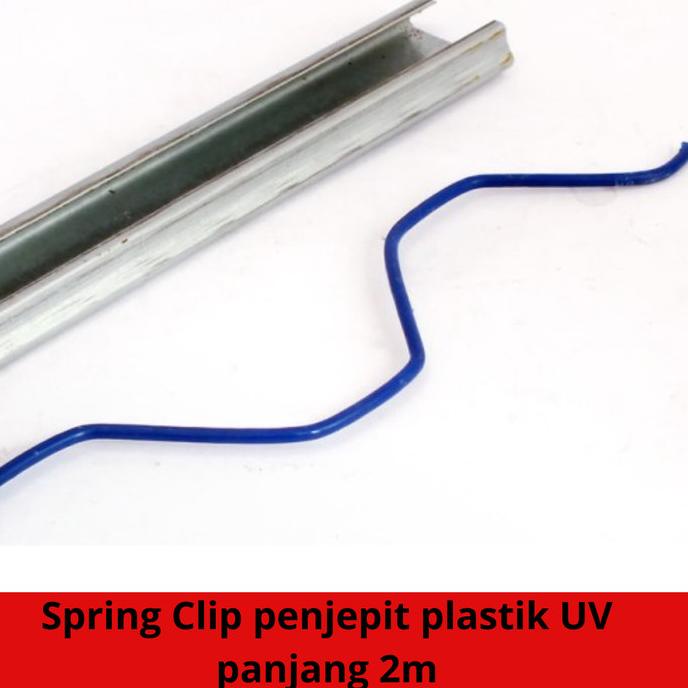 ] Spring Clip Spring Wire Penjepit Plastik UV panjang 2 meter