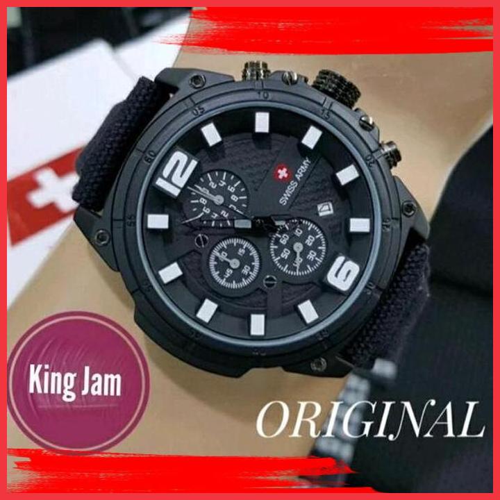 (BK) JAM TANGAN PRIA SWISS ARMY ORIGINAL MEWAH ELEGANT SPORT