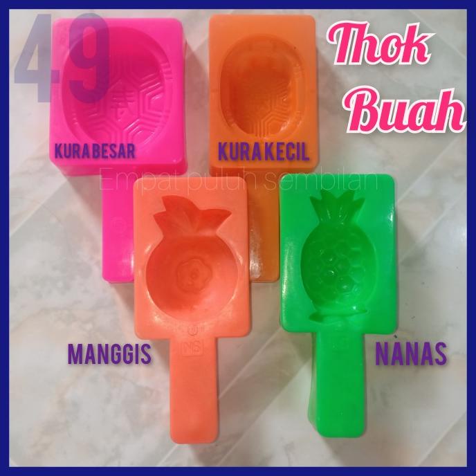 *$*$*$*$] 1 lusin cetakan kue thok buah / cetakan kue nanas manggis kue ku kura