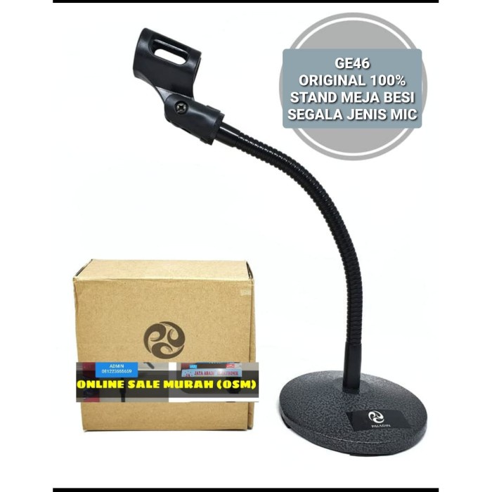 ORIGINAL STAND MIC MEJA FULL BESI HOLDER MIK STAND MIMBAR PODIUM DJ ORIGINAL BEST QUALITY