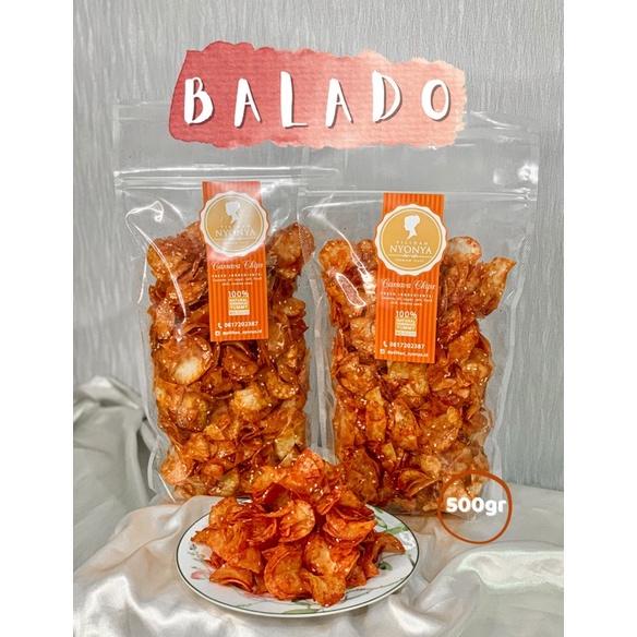 

Baru Keripik singkong balado - Keripik singkong - Keripik pilihan nyonya 500gr