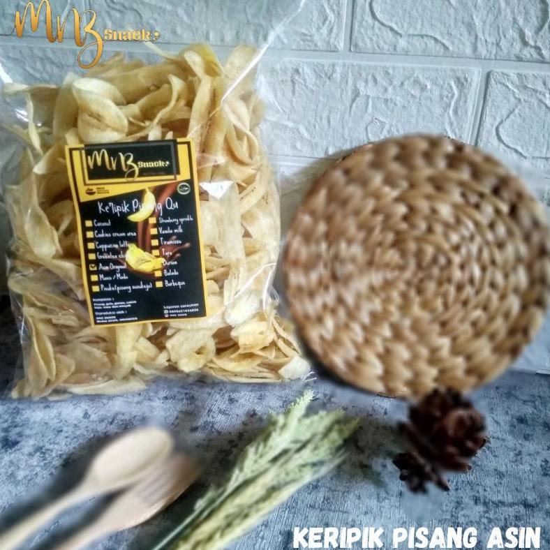 

Keripik Kripik Pisang Asin Original 1kg Snack /Cemilan makanan ringan kripik banana Best Seller