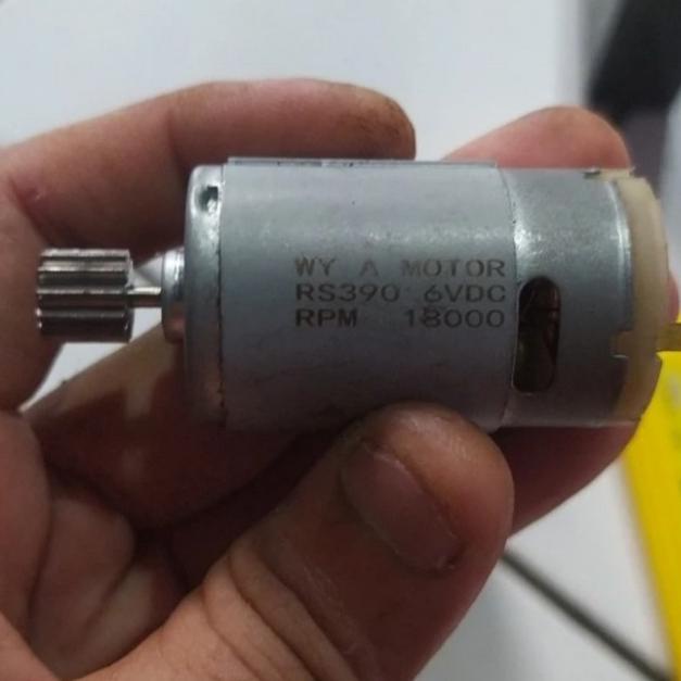 Dinamo gearbox mobil motor aki 6V 18000rpm 12v 15000