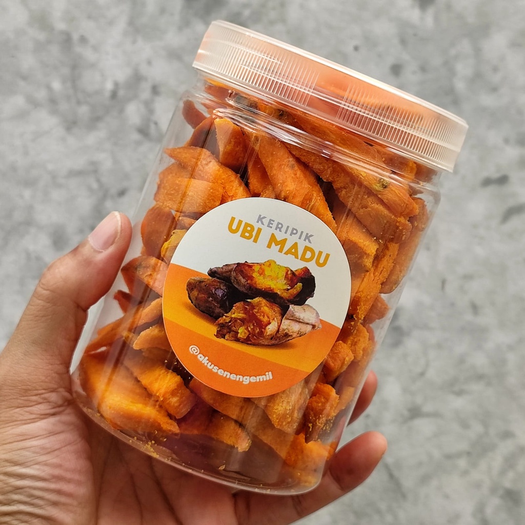 

Ready KERIPIK UBI MADU CRISPY 750ml KERIPIK SAYUR BUAH PREMIUM Best Seller